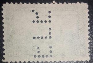 Foto 2 Sello sin identificar: sellos perforados