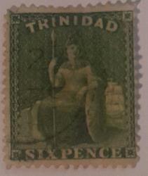 Foto 1 Sello sin identificar: SELLO TRINIDAD PERFORACIÓN 14.
