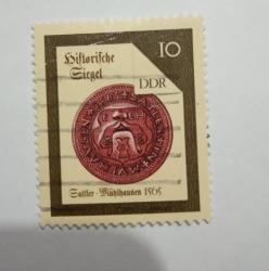 Foto 1 Sello sin identificar: Deseo saber de qué año es este sello.