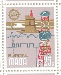 Foto 1 Sello sin identificar: MALTA TEMA ERUOPA