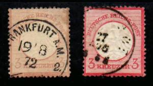 Foto 1 Sello sin identificar: Imperio Alemania 1872 3 Kr - Sc#9 Yv#9