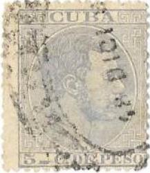 Foto 1 Sello sin identificar: sello 5ct de peso de cuba