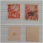 VENDO PAREJAS DE SELLOS DE REPUBLICA DEMOCRATICA ALEMANA 1953-54