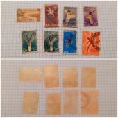 VENDO LOTE CON 8 SELLOS DE SOMALIA ITALIANA DE 1950(1),1955(5),1956-58(2),USADOS EN BUEN ESTADO