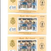 3 hojas bloque FAMILIA REAL ESPAÑOLA 1996