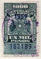 Foto 1 Sello sin identificar: sello de impuestos de chile
