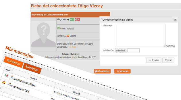contactar coleccionista