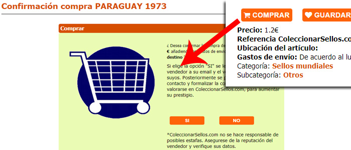 ¿Como comprar en ColeccionarSellos.com?