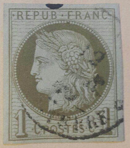 Foto del sello sin identificar: SELLOS FRANCIA