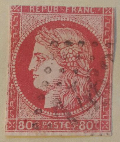 Segunda foto del sello sin identificar: SELLOS FRANCIA