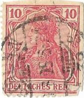 Foto del sello sin identificar: sello de alemani 5,10,15,20,50