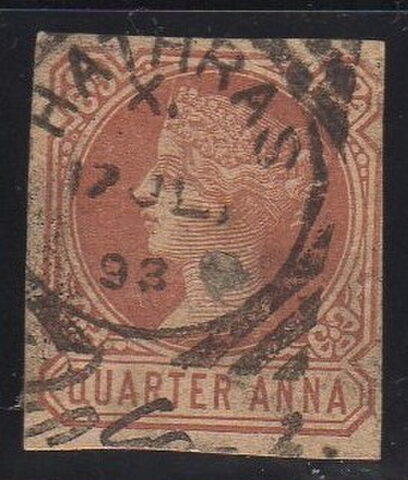 Foto del sello sin identificar: Quarter Anna