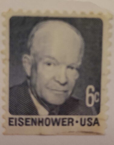 Foto del sello sin identificar: EISENHOWER-USA