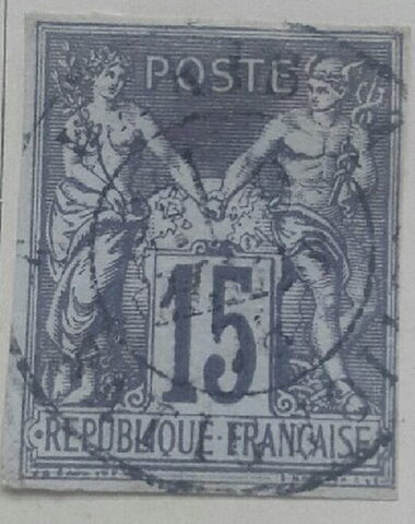 Foto del sello sin identificar: SELLOS FRANCIA