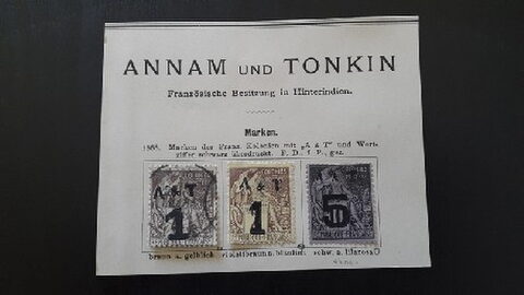 Foto del sello sin identificar: UNNAM UND TONKIN MEJOR CALIDAD