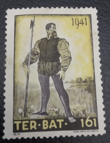 Foto del sello sin identificar: Viñeta de Suiza.