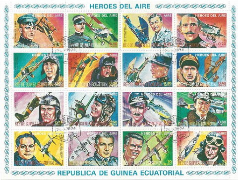 Foto del sello sin identificar: Serie de Guinea Ecuatorial