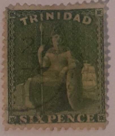 Foto del sello sin identificar: SELLO TRINIDAD PERFORACIÓN 14.