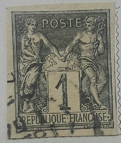 Segunda foto del sello sin identificar: SELLOS FRANCIA