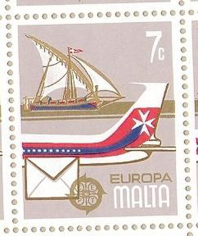 Segunda foto del sello sin identificar: MALTA TEMA ERUOPA
