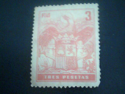 Foto del sello sin identificar: Sello de escudo de España
