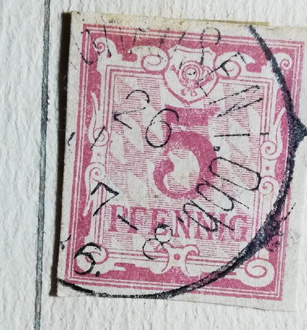 Foto del sello sin identificar: alemán
