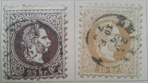 Foto del sello sin identificar: SELLOS AUSTRIA y RUSIA