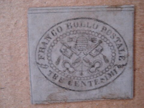 Foto del sello sin identificar: vaticano