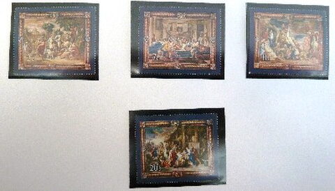 Foto del sello sin identificar: SELLOS DE PINTURAS