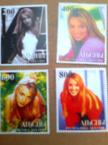 Foto del sello sin identificar: sellos de britney spears