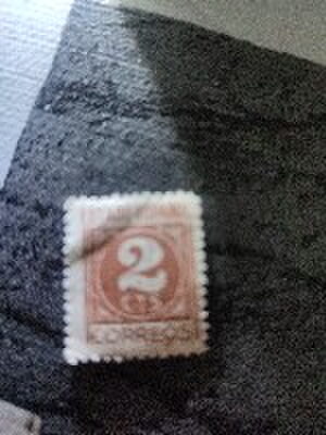 Foto del sello sin identificar: Sello estado español 2 cts