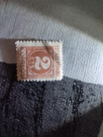 Segunda foto del sello sin identificar: Sello estado español 2 cts