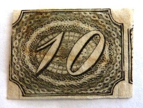 Foto del sello sin identificar: TIMBRES O TASAS