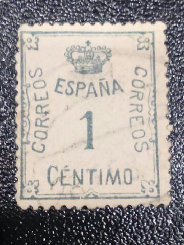 Foto del sello sin identificar: ¿De que año es este sello dentado?