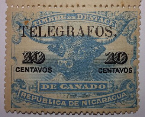 Foto del sello sin identificar: sello nicaragua