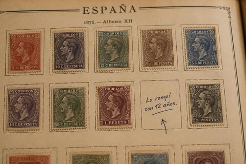 Foto del sello sin identificar: Sellos de Alfonso XII de 1876
