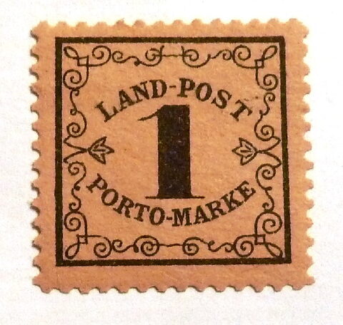 Foto del sello sin identificar: SELLO ALEMANIA 1862. TIMBRE.