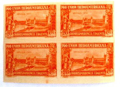 Foto del sello sin identificar: PRO UNION IBEROAMERICANA 1930