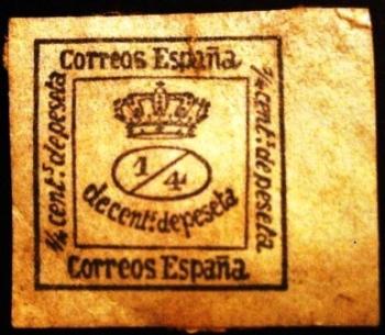 ESPAÑA 1876 Corona real y Alfonso XII Edifil: 173