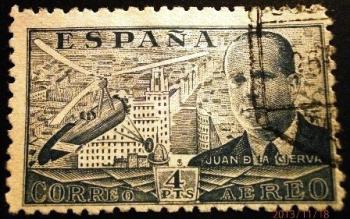 ESPAÑA 1939 Juan de la Cierva. Correo aéreo