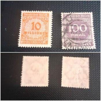 VENDO 2 SELLOS DE ALEMANIA DE 1923