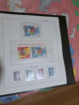 Hojas para sellos de España 1996 con filoestuches