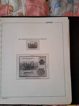 Hojas para sellos de España 1994 con filoestuches