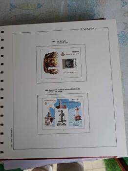 Hojas especiales (pruebas etc) España 1995 sin filoestuches