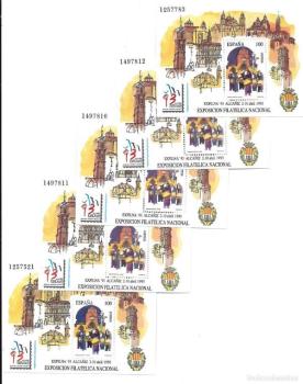 Exfilna 93 Alcañiz (5 hojas bloque)