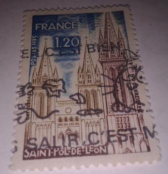 Francia 1975 Saint Poul de Leon 1.20 Raro