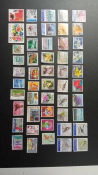 50 Sellos de Suiza diferentes