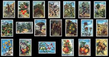 FLORA - LAS 5 SERIES EMITIDAS - NUEVOS SIN SEÑAL DE FIJASELLOS