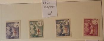 España 1940 Edifil 936/939 sd