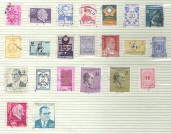 Lote de 21 Sellos de Turquia